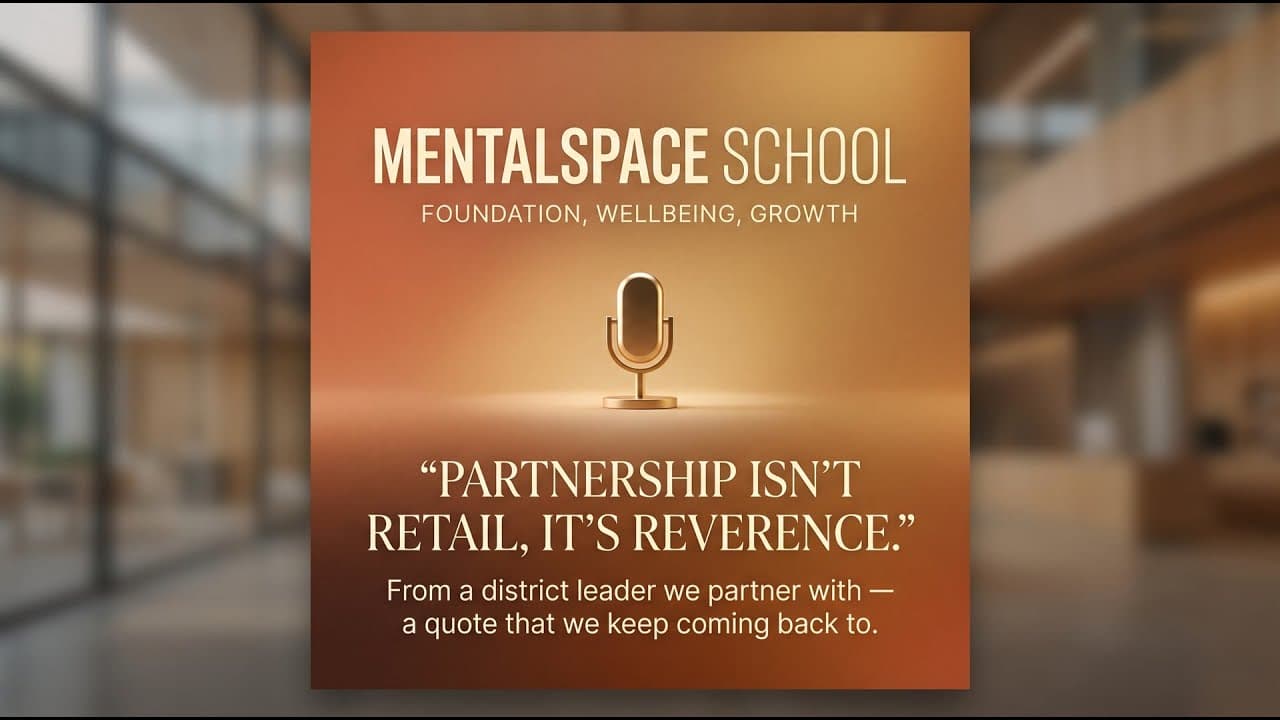From a district leader we partner with —... | K-12 School Mental Health