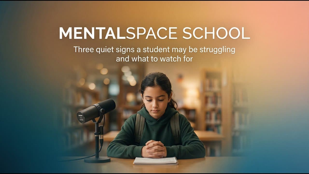 Three quiet signs a student may be... | K-12 School Mental Health