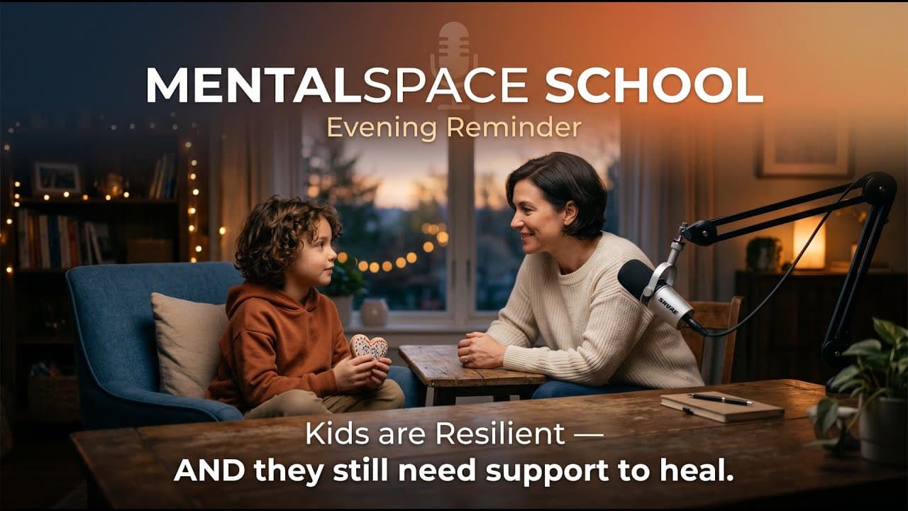 Evening reminder: kids are resilient —... | K-12 School Mental Health