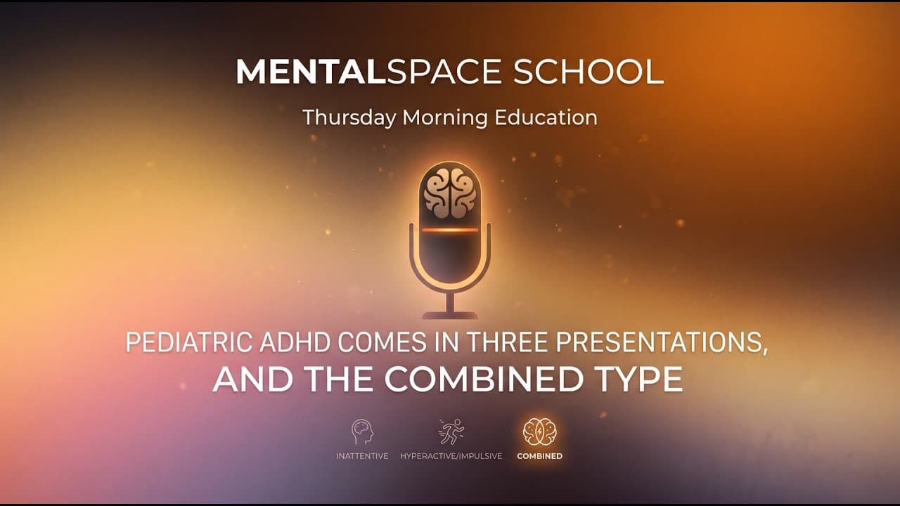 Thursday morning education — Pediatric... | K-12 School Mental Health